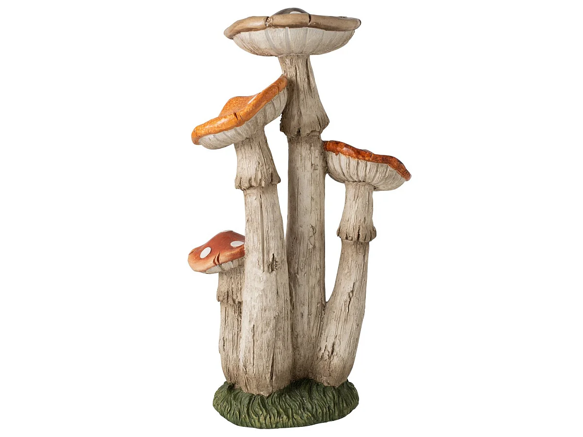 Statue 4 Champignons Extérieur "Rune" 70cm Multicolore