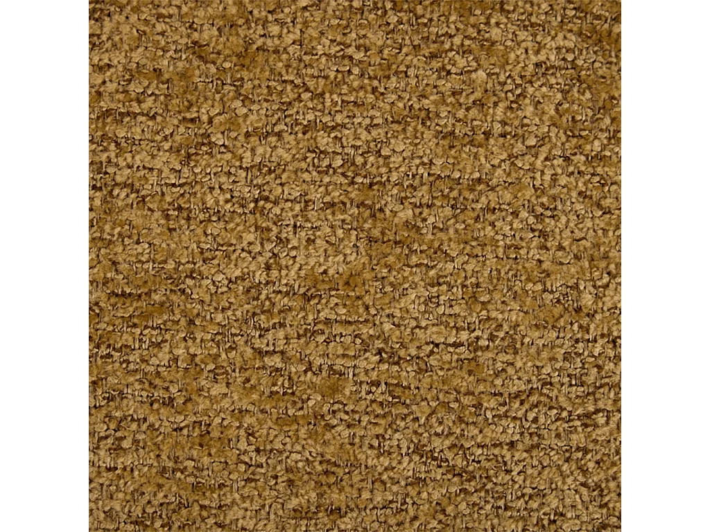 Lot de 2 tabourets de bar bois de peuplier teinté noyer. acier chromé et tissu texturé moutarde - Paul