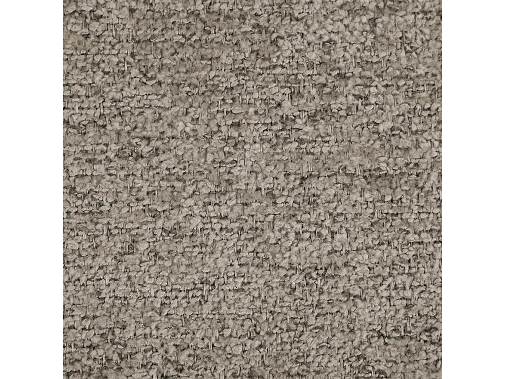 Lot de 2 tabourets de bar bois de peuplier teinté noyer. acier chromé et tissu texturé taupe - Paul