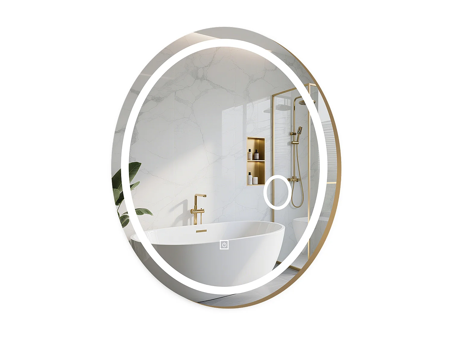 Specchio da bagno con illuminazione a LED Specchio per il bagno