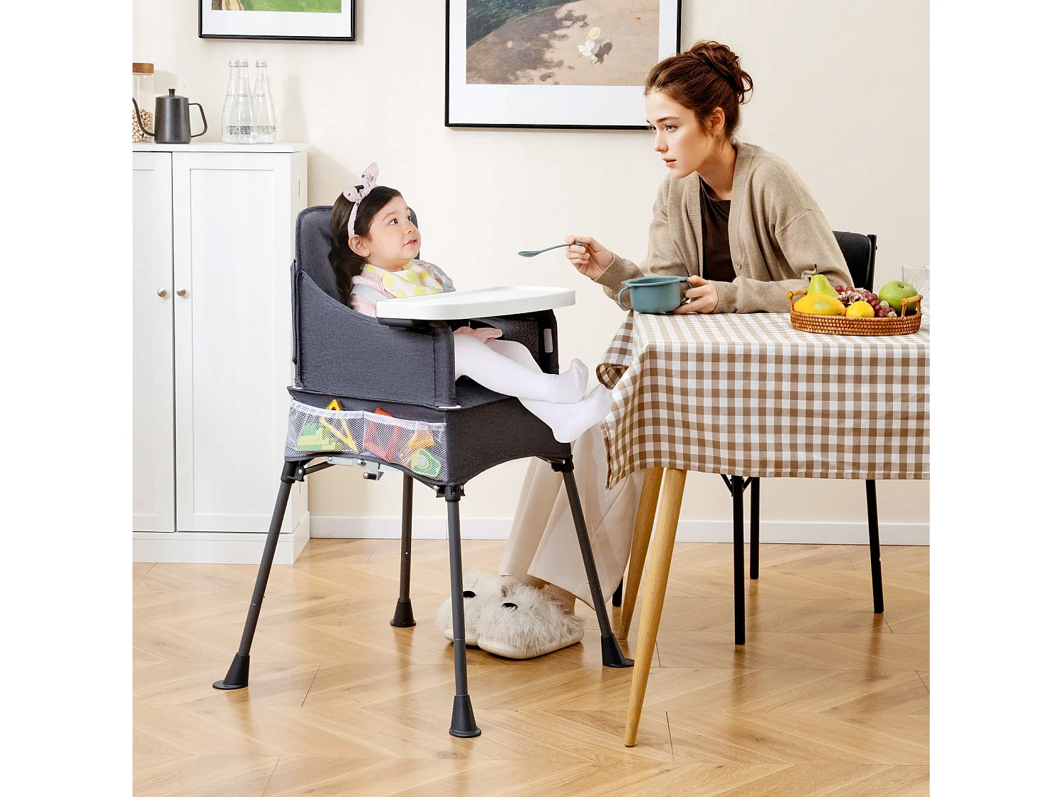 Seggiolone pieghevole per bambini
