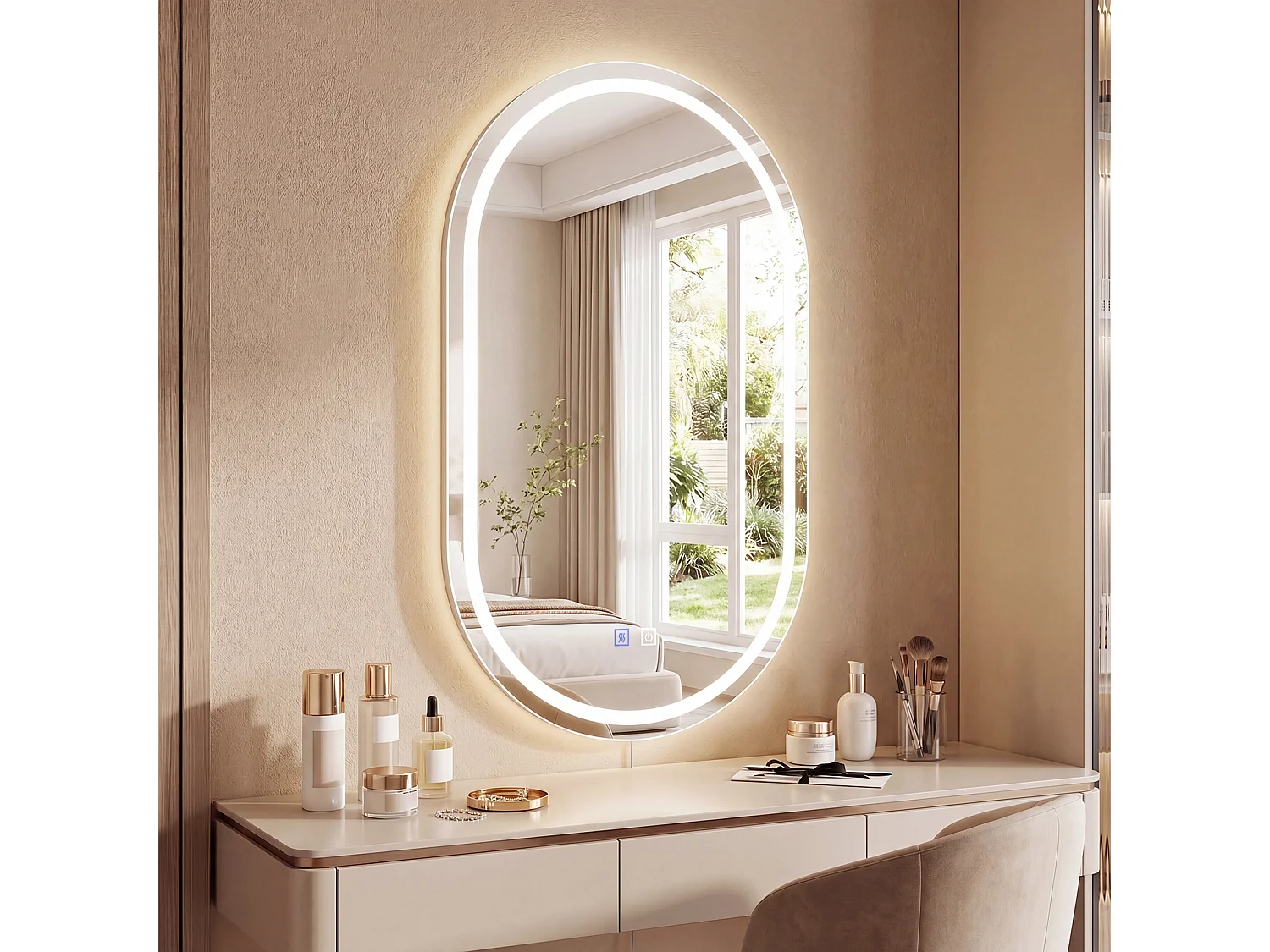 Specchio da bagno con illuminazione a LED Specchio per il bagno