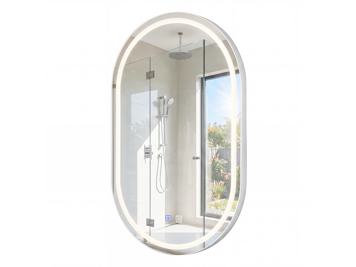 Specchio da bagno con illuminazione a LED Specchio per il bagno