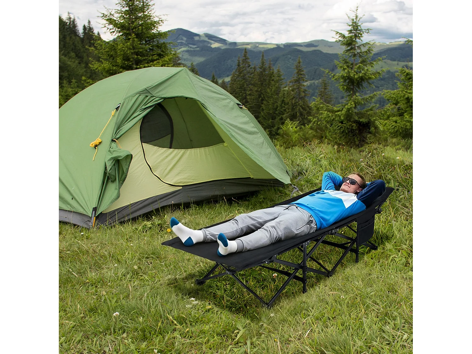 Lit de camping pliable Lit de voyage