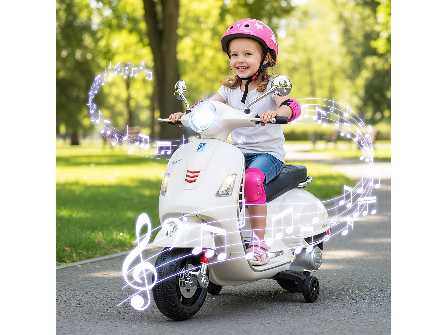 Dziecięcy motocykl elektryczny Vespa Pojazd dla dzieci