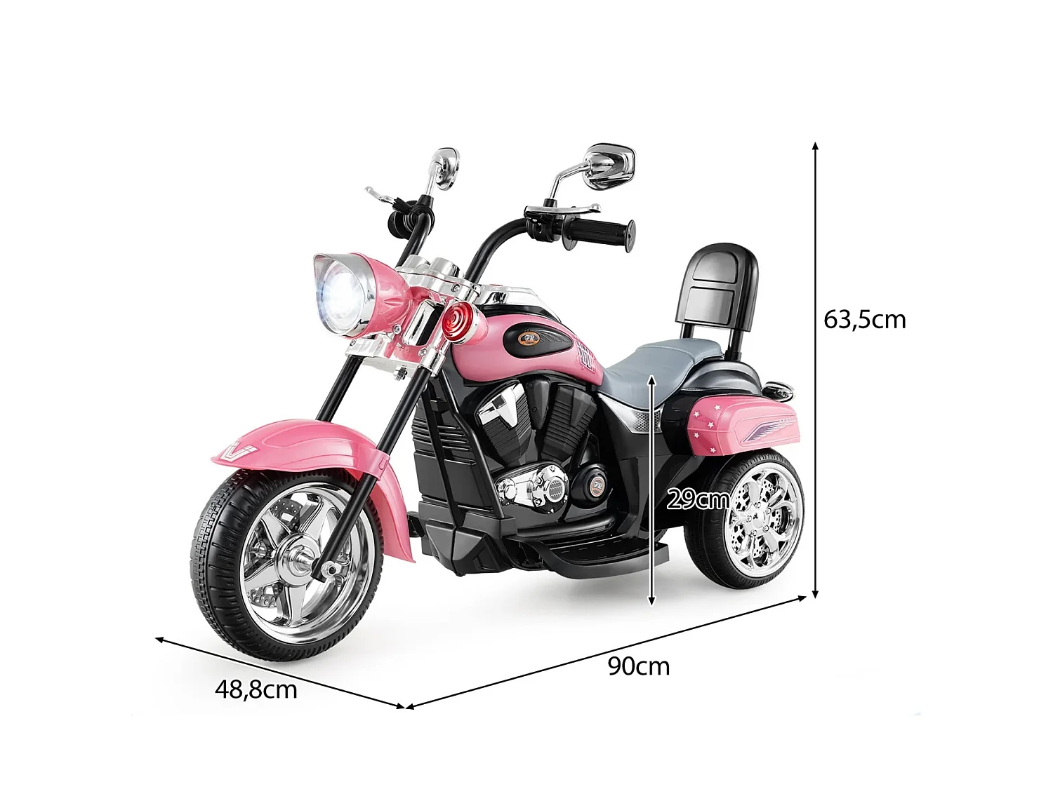 Elektryczny trójkołowy motocykl dziecięcy Motor dla dzieci