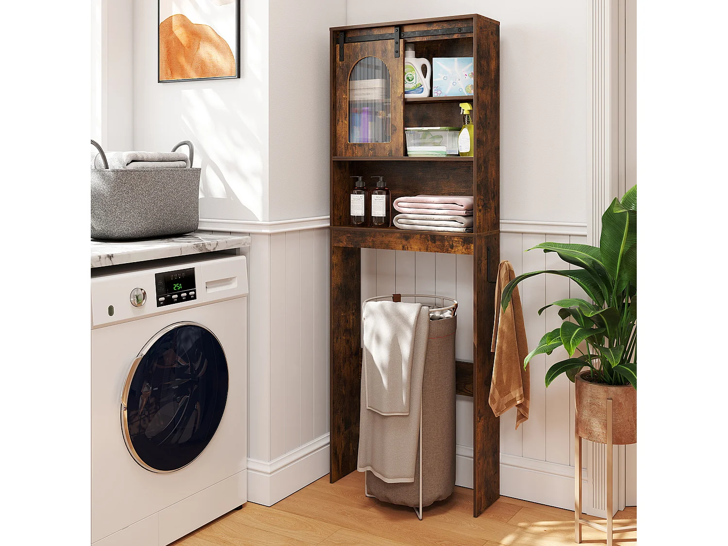 Meuble de salle de bains à installer au-dessus des toilettes Meuble de salle de bains
