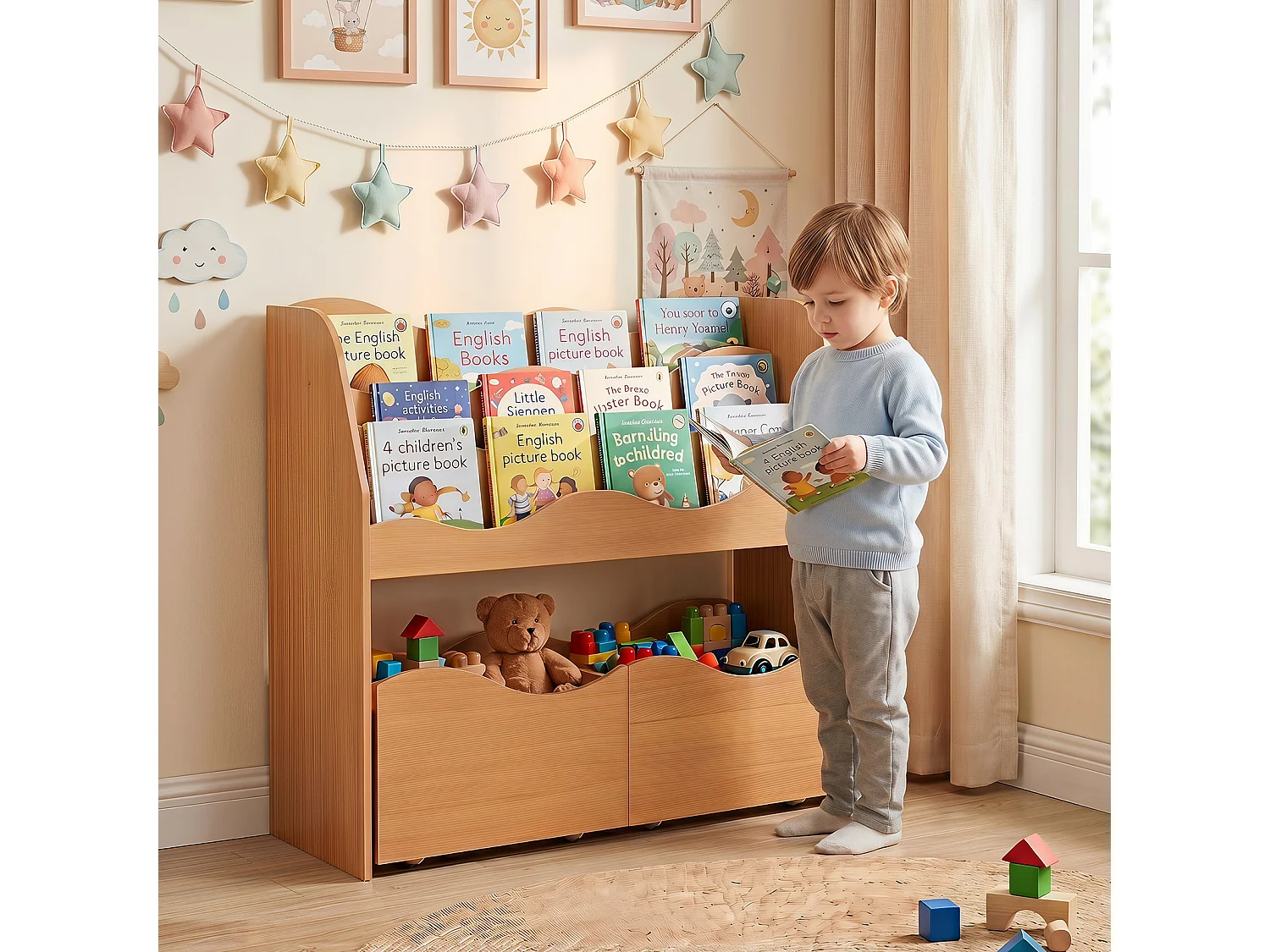 Libreria per la cameretta dei bambini Libreria per i giocattoli