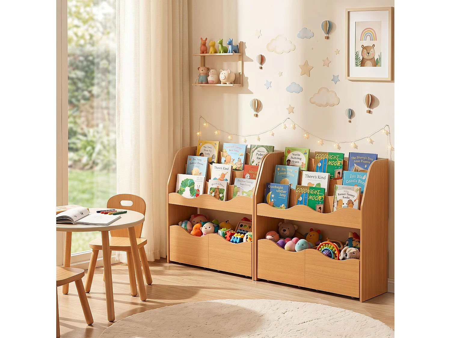 Libreria per la cameretta dei bambini Libreria per i giocattoli