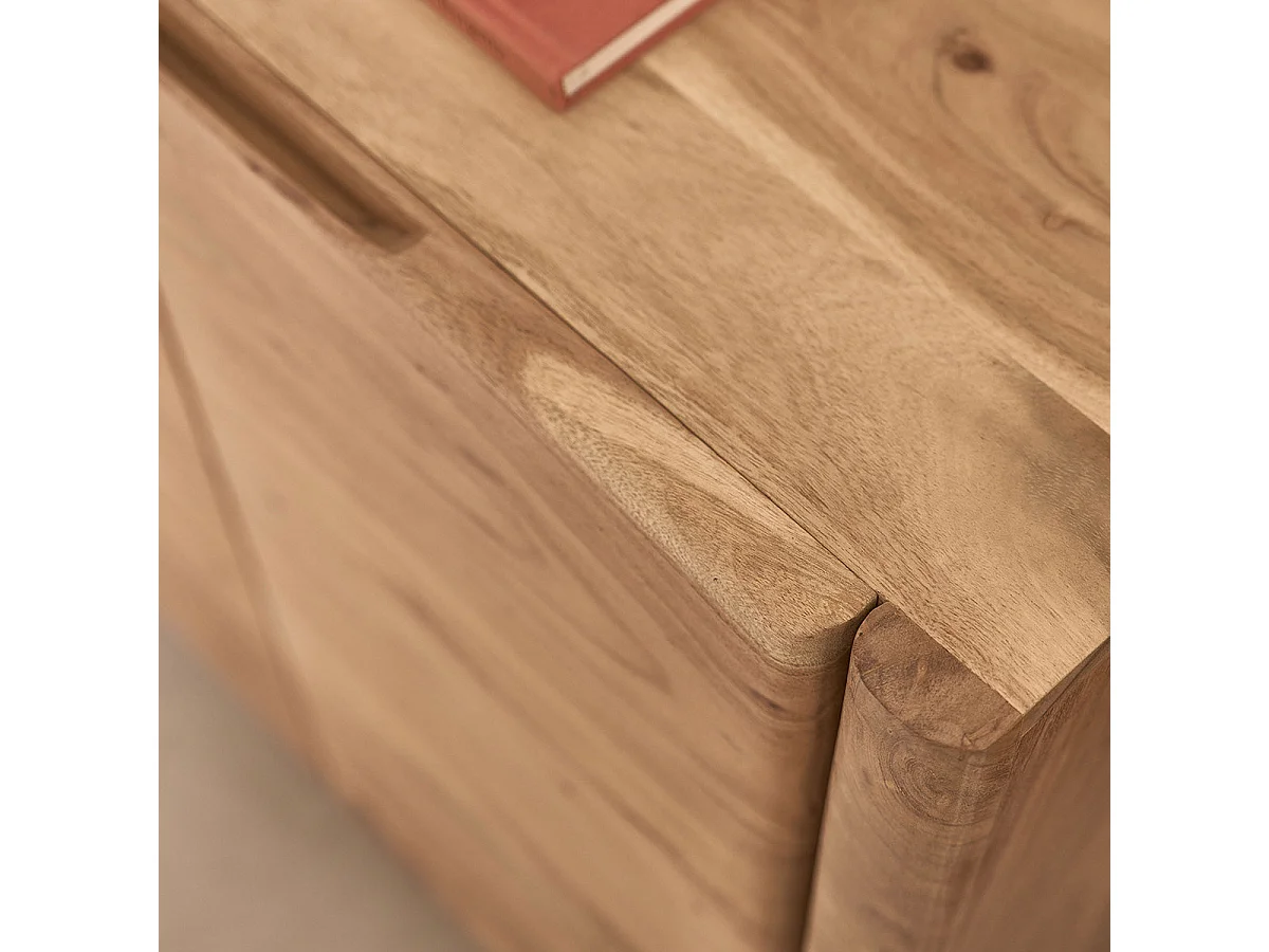 Buffet 4 portes en acacia massif naturel L150 CALI