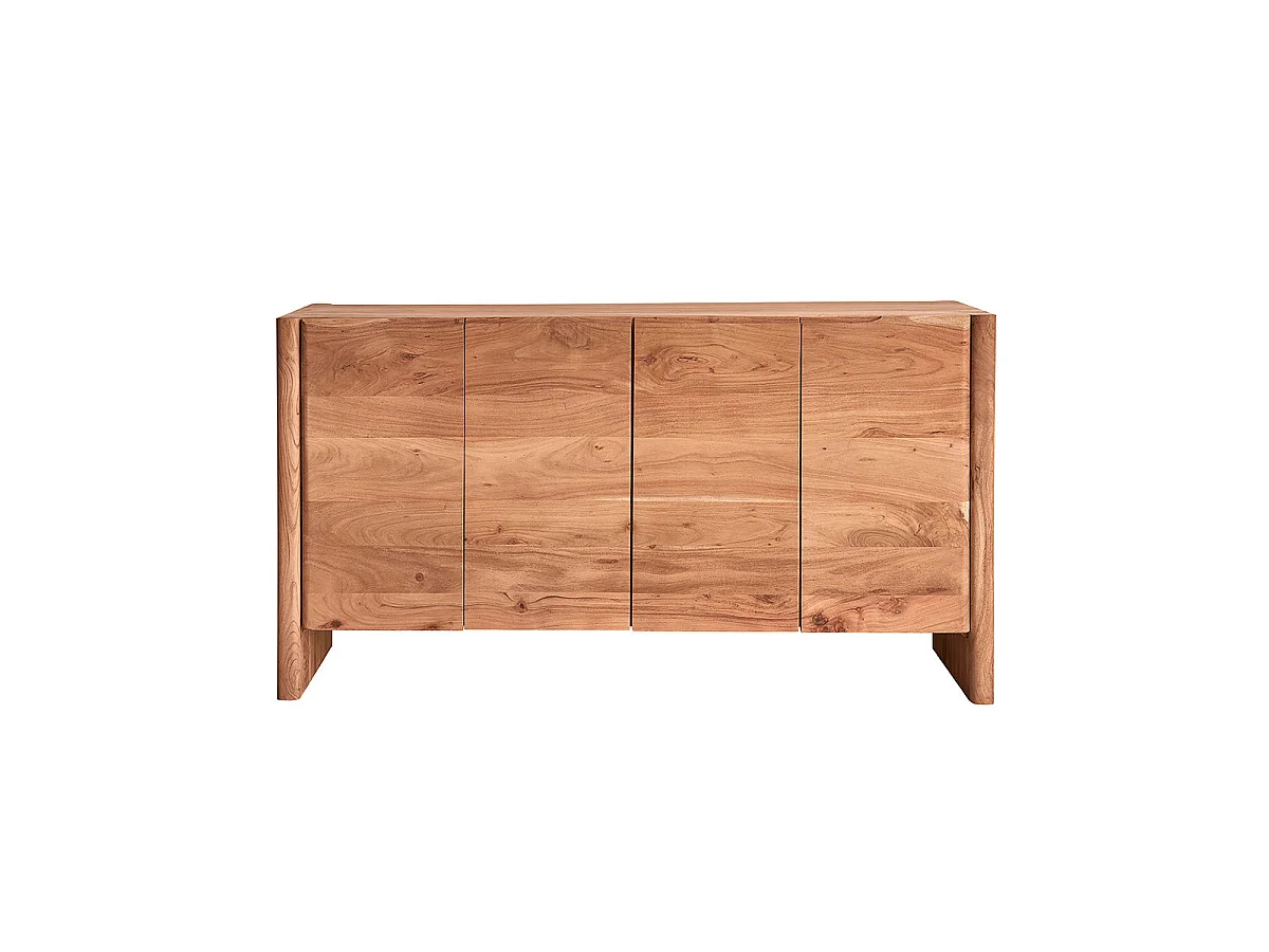 Buffet 4 portes en acacia massif naturel L150 CALI