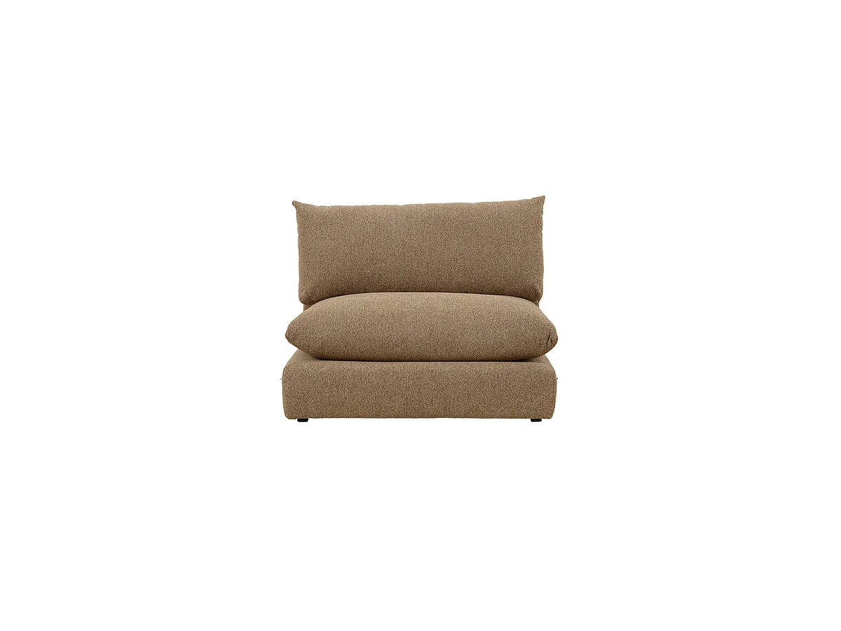 Chauffeuse modulable en tissu texturé