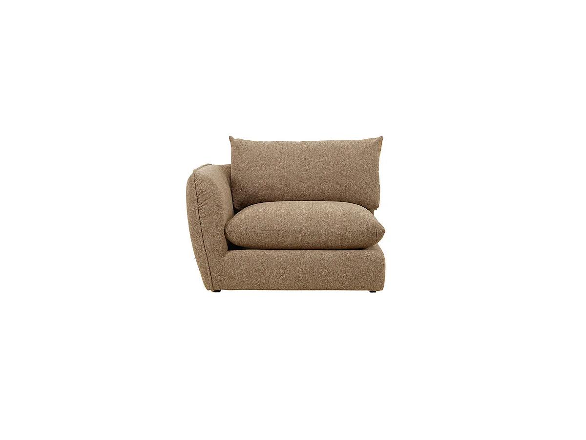 Angle gauche modulable en tissu texturé