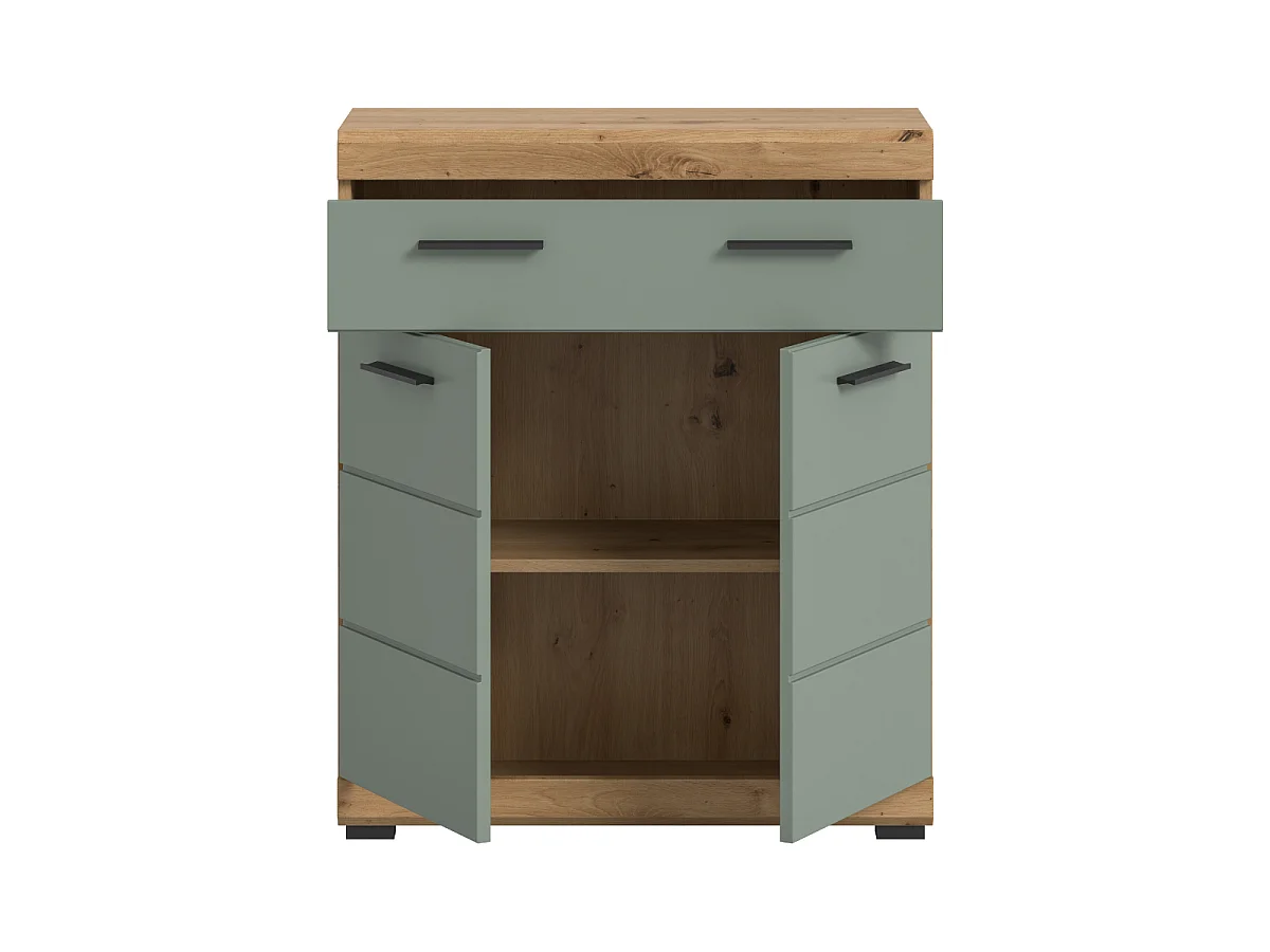 Meuble de rangement salle de bain 2 portes L74 cm - GIO