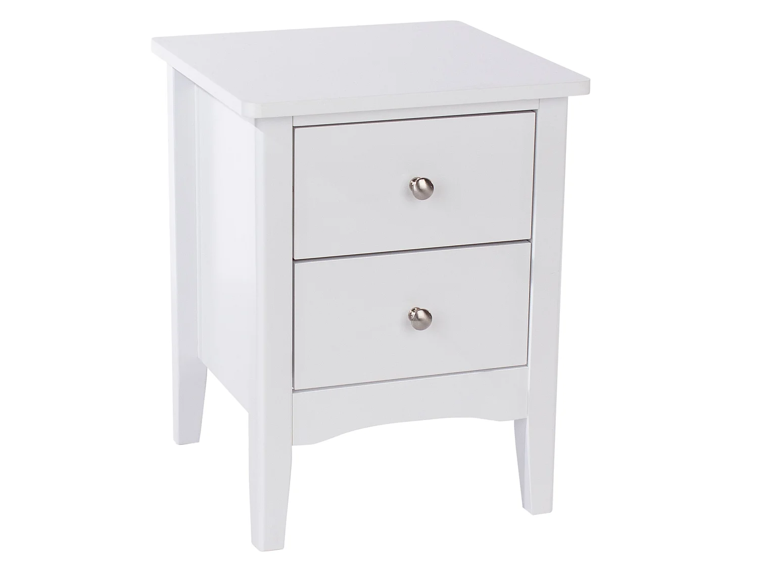 Pair of Como 2-Drawer Petite Bedside Cabinet, Set of 2