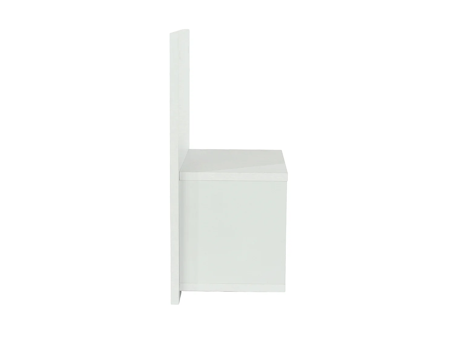 Pair Of Kelly Oak Effect Wall Hanging Open Compact Bedside Tables