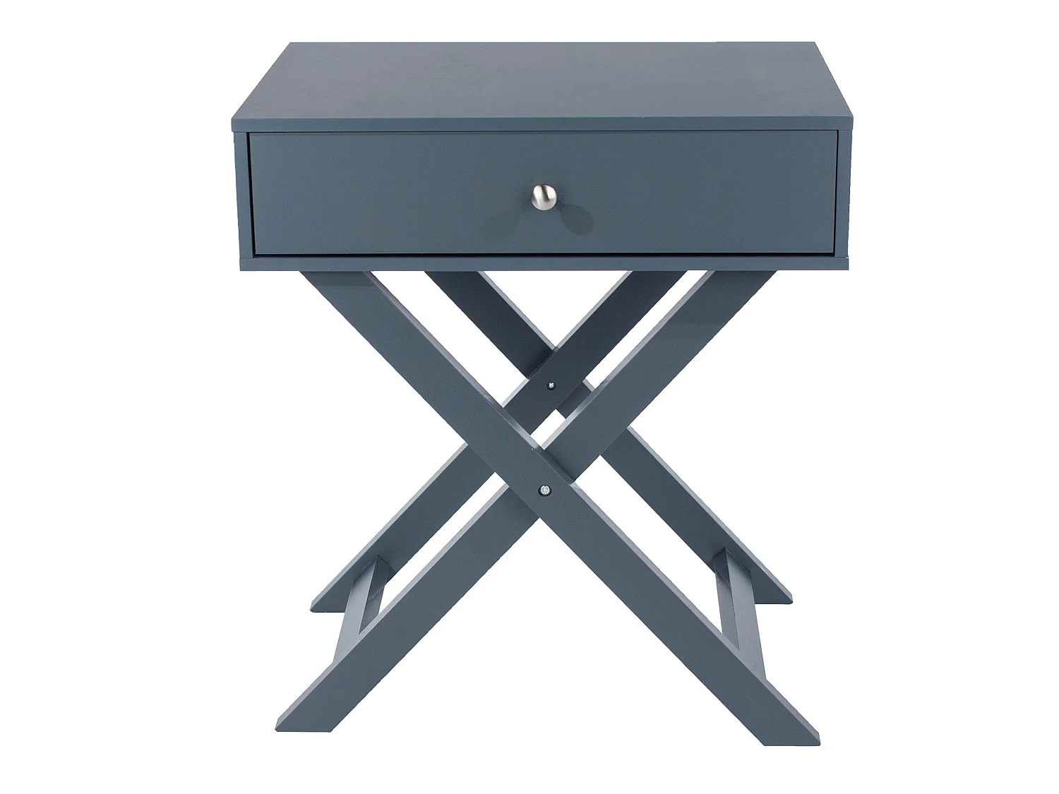 Options 1-Drawer Modern Bedside Cabinet, X-Leg Frame