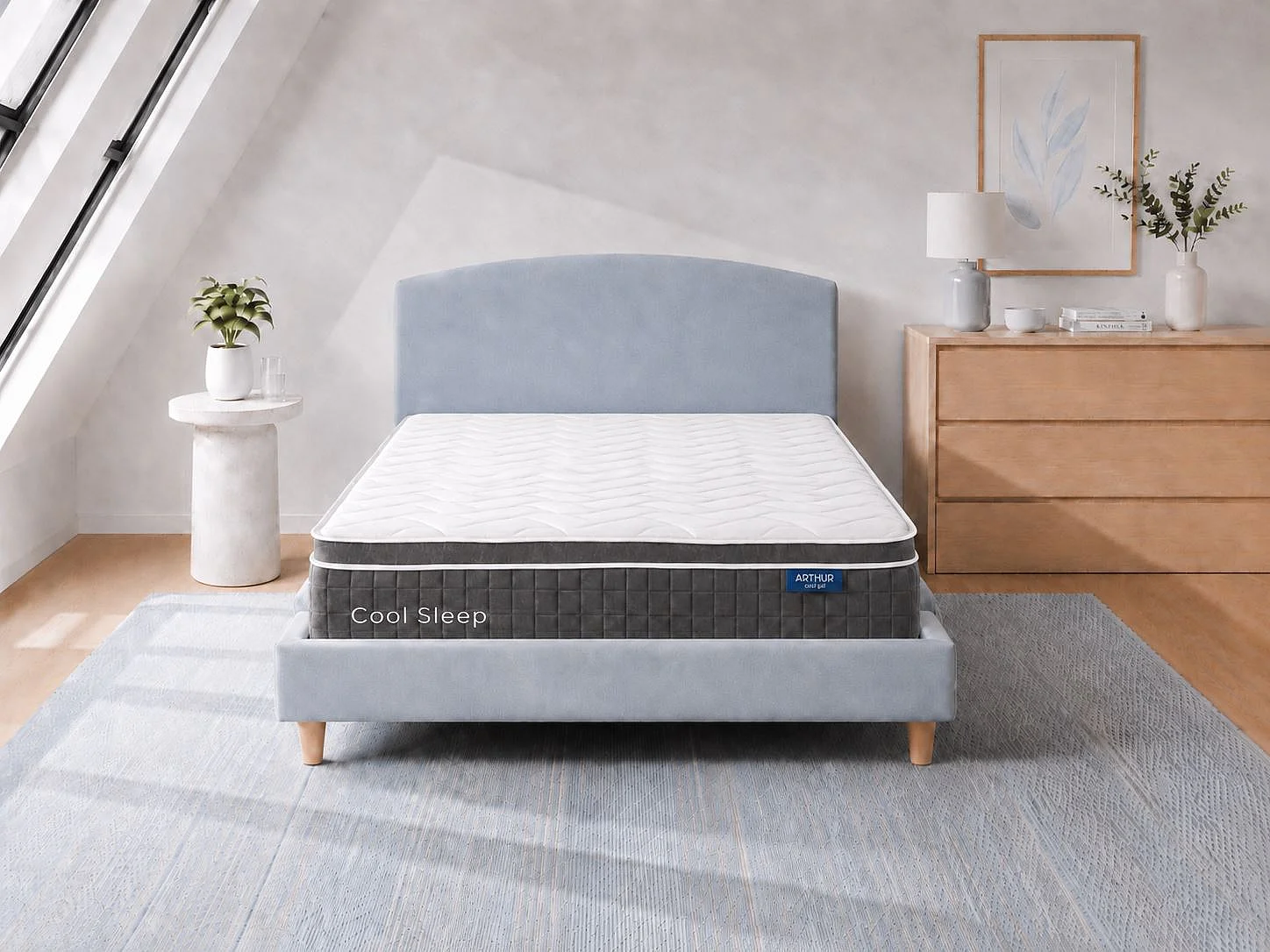 Arthur Sleep Cool Gel Hybrid Mattress - Super King