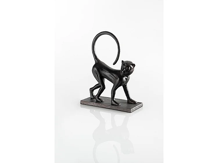 Vervet Monkey Sculpture, Solid Aluminium with Bronze Finish by My Furniture