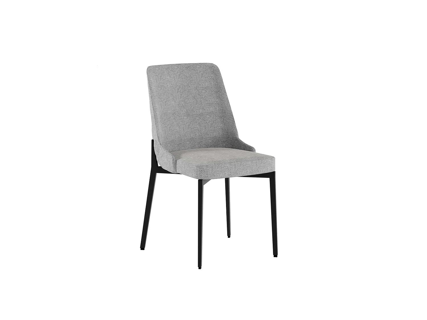 Table ronde fixe Henry 130 cm, plateau en placage chêne brut et pieds en métal noir, design moderne et élégant - Henry