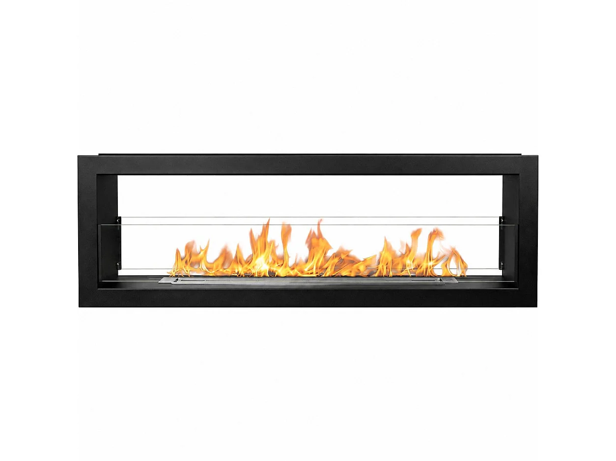 Cheminée bioéthanol encastrable double face Divina Fire Montefalco 120