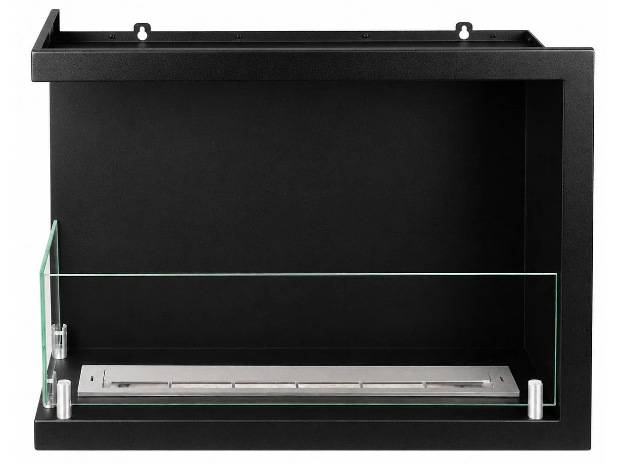 Cheminée D'Angle Intégrée Au Bioéthanol, Bio-Cheminée D'Angle 60X45 Sutri 60 Sx