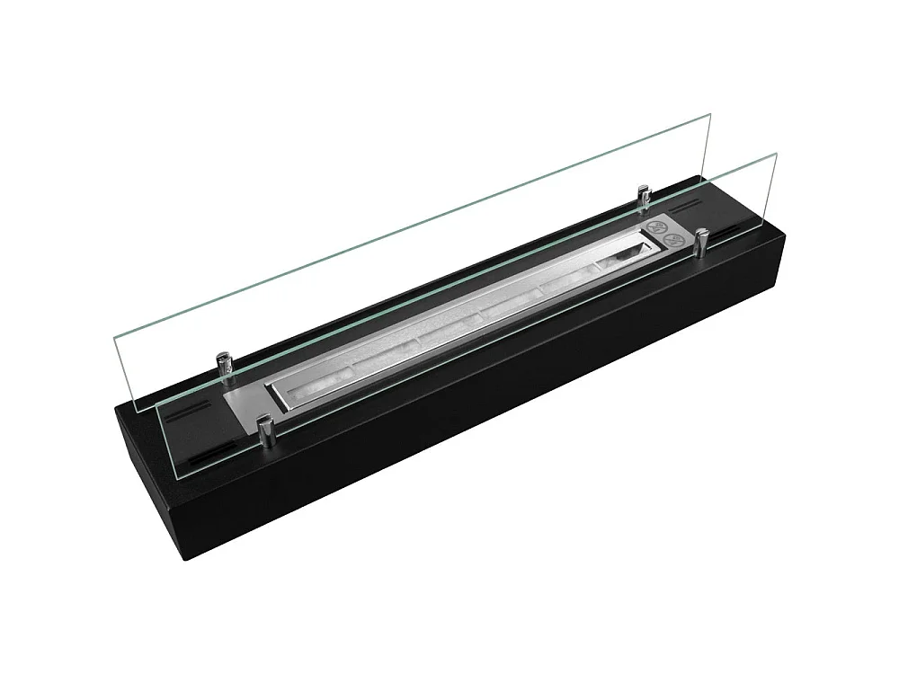 Lareira a bioetanol independente DF700BOX de 70 cm - Queimador de aço inoxidável de 0,75 L, design moderno e aquecimento eficiente - Divina Fire