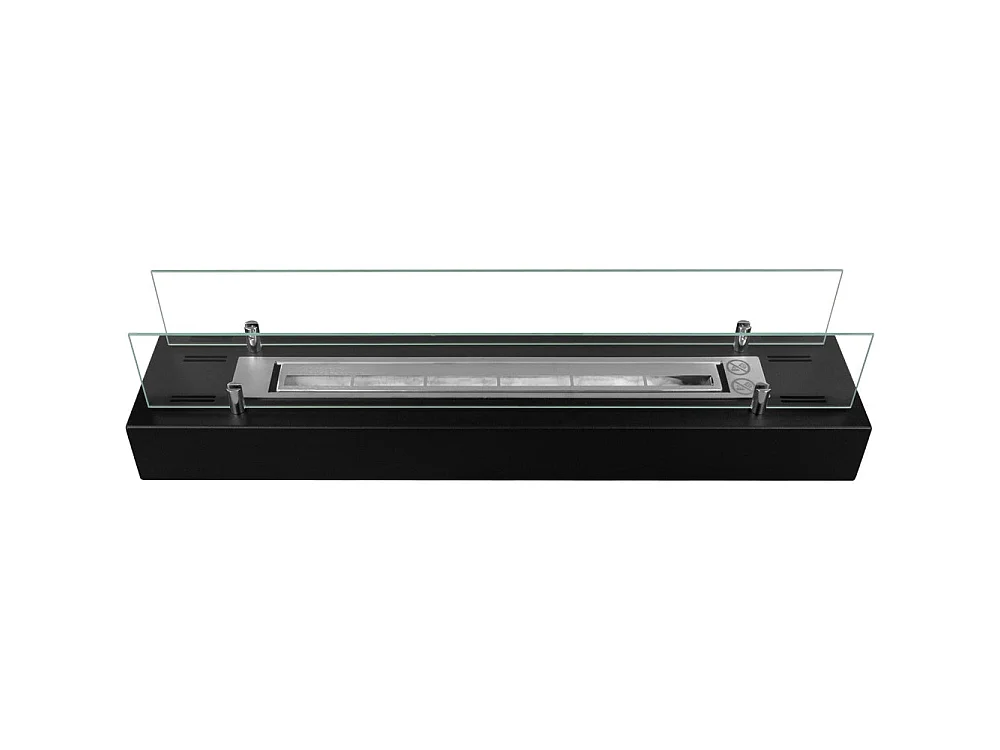 Lareira a bioetanol independente DF700BOX de 70 cm - Queimador de aço inoxidável de 0,75 L, design moderno e aquecimento eficiente - Divina Fire