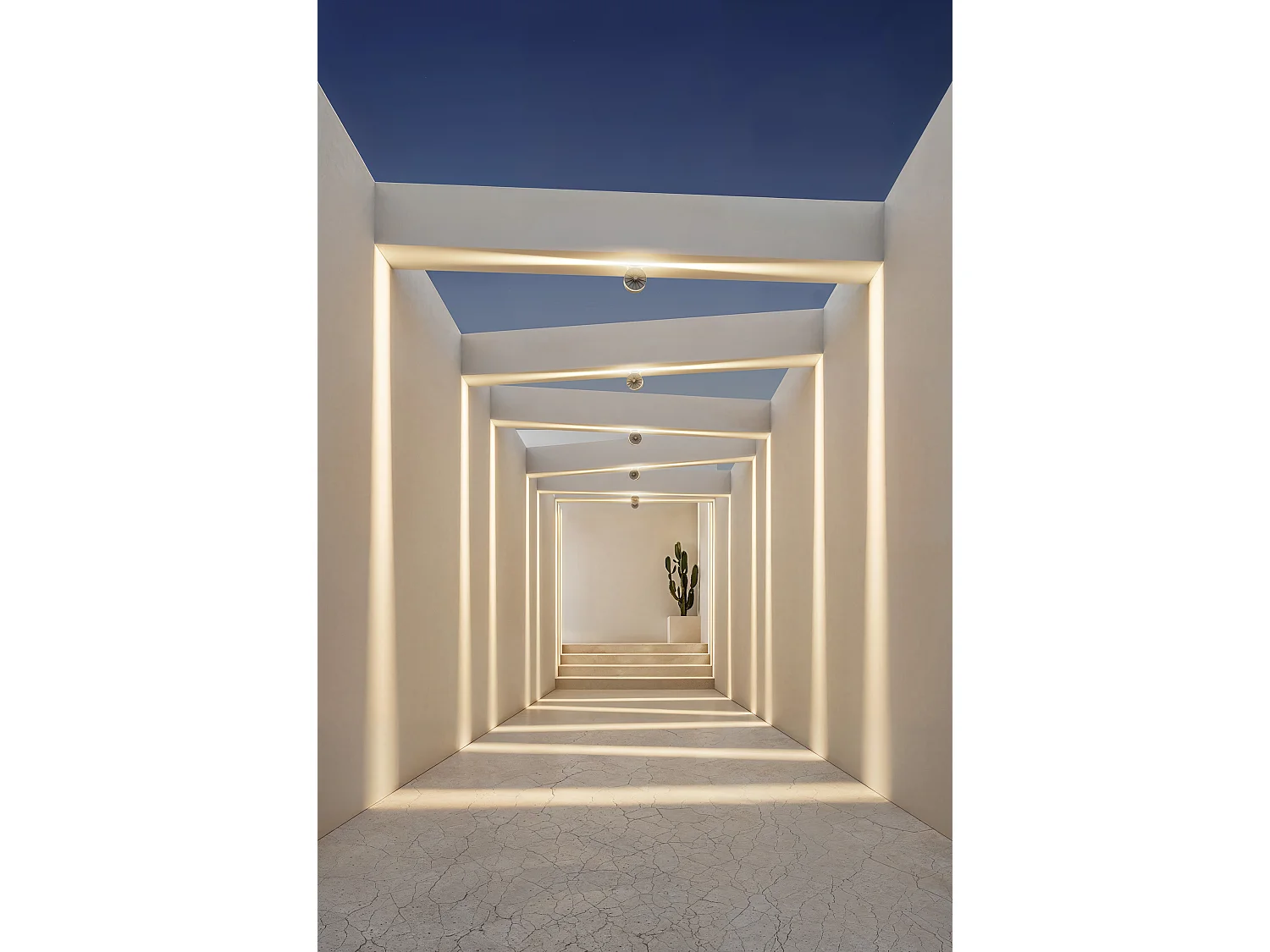 NIK 5 LED-buitenschijnwerper met een stralingshoek van 5 graden, 3000K warmgrijs licht - Beneito & Faure voor architectuur- en detailverlichting