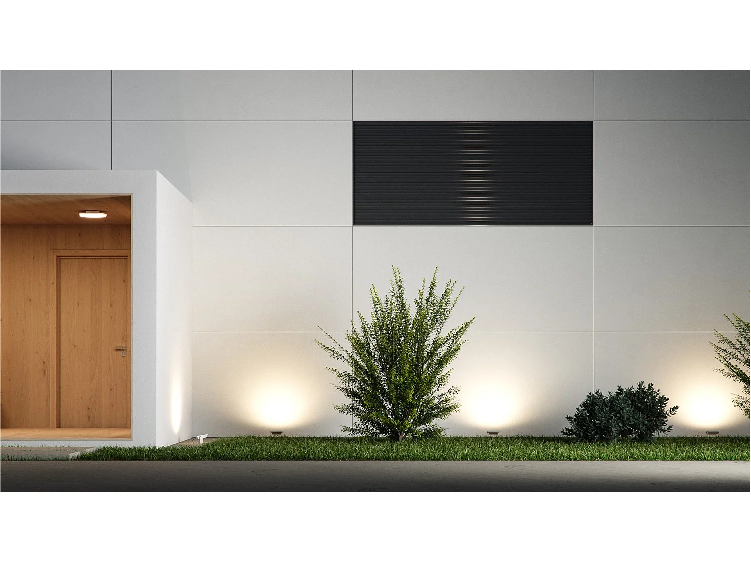 Beneito Faure Sky 30W LED-buitenschijnwerper CCT 3000K/4000K/5000K Verstelbaar, 115 Graden Stralingshoek, Matzilveren Afwerking voor de Tuin.