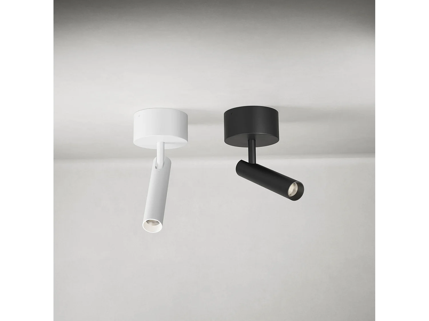 Alp 4.5W 36º 3000K Matzwarte LED-opbouwspot, hoge kleurechtheid, accentspot voor interieurgebruik, CRI>90 - Beneito & Faure