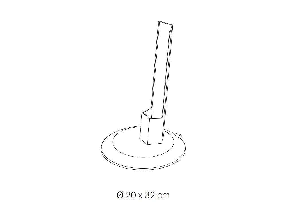 Potlood oplaadbasis Zafferano - Draagbare lichtmodule accessoire - Geschikt voor alle Pencil Corten lampen
