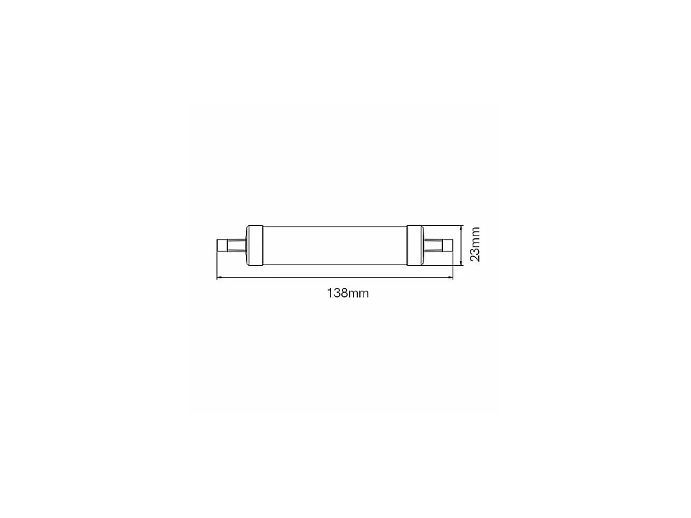 Ampoule LED R7s HQI 138mm 13W d.23mm 1375lumen
