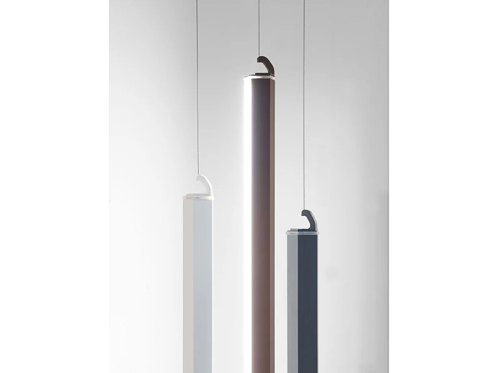 Potlood verticale ophangbeugel Zafferano - Donkergrijze hanglamp accessoire