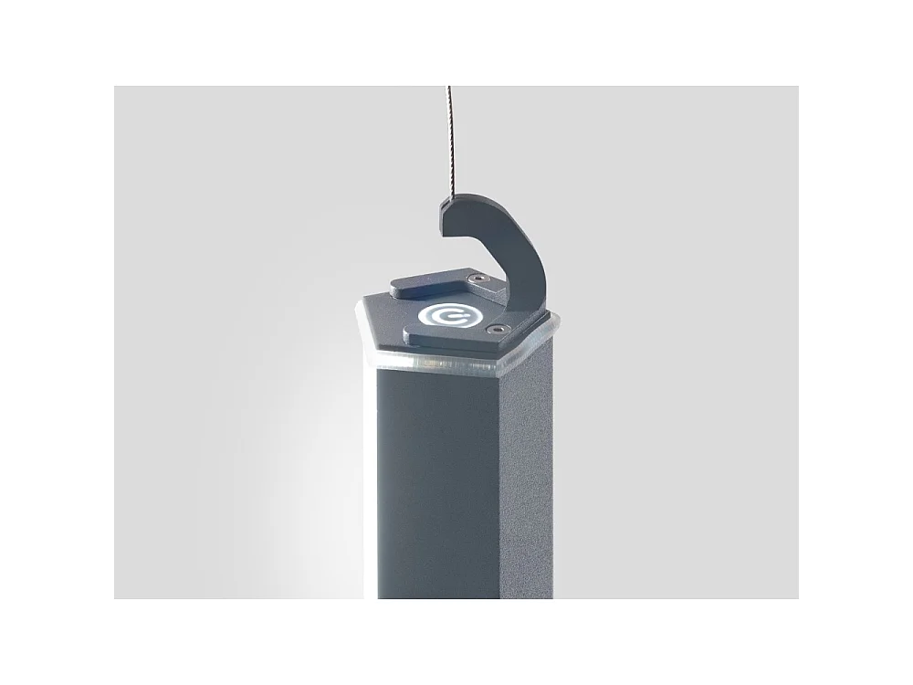 Potlood verticale ophangbeugel Zafferano - Witte hanglamp accessoire