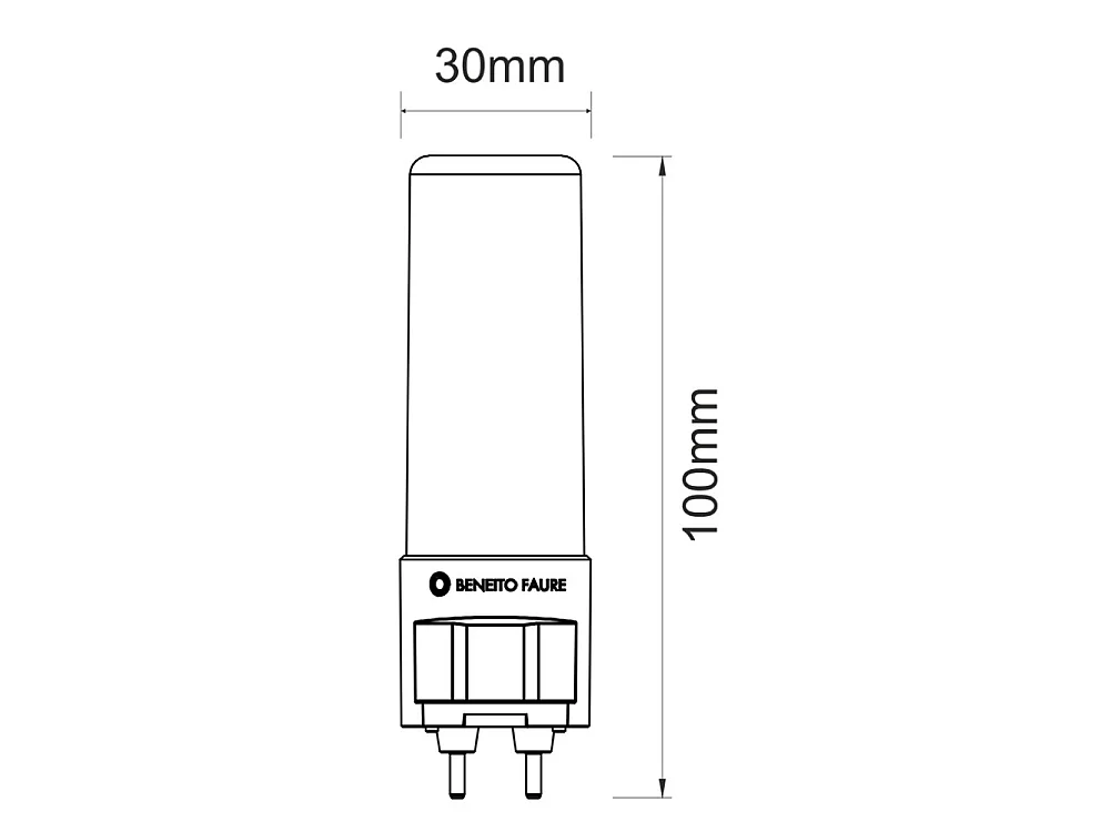 Ampoule LED tubulaire G12 10W