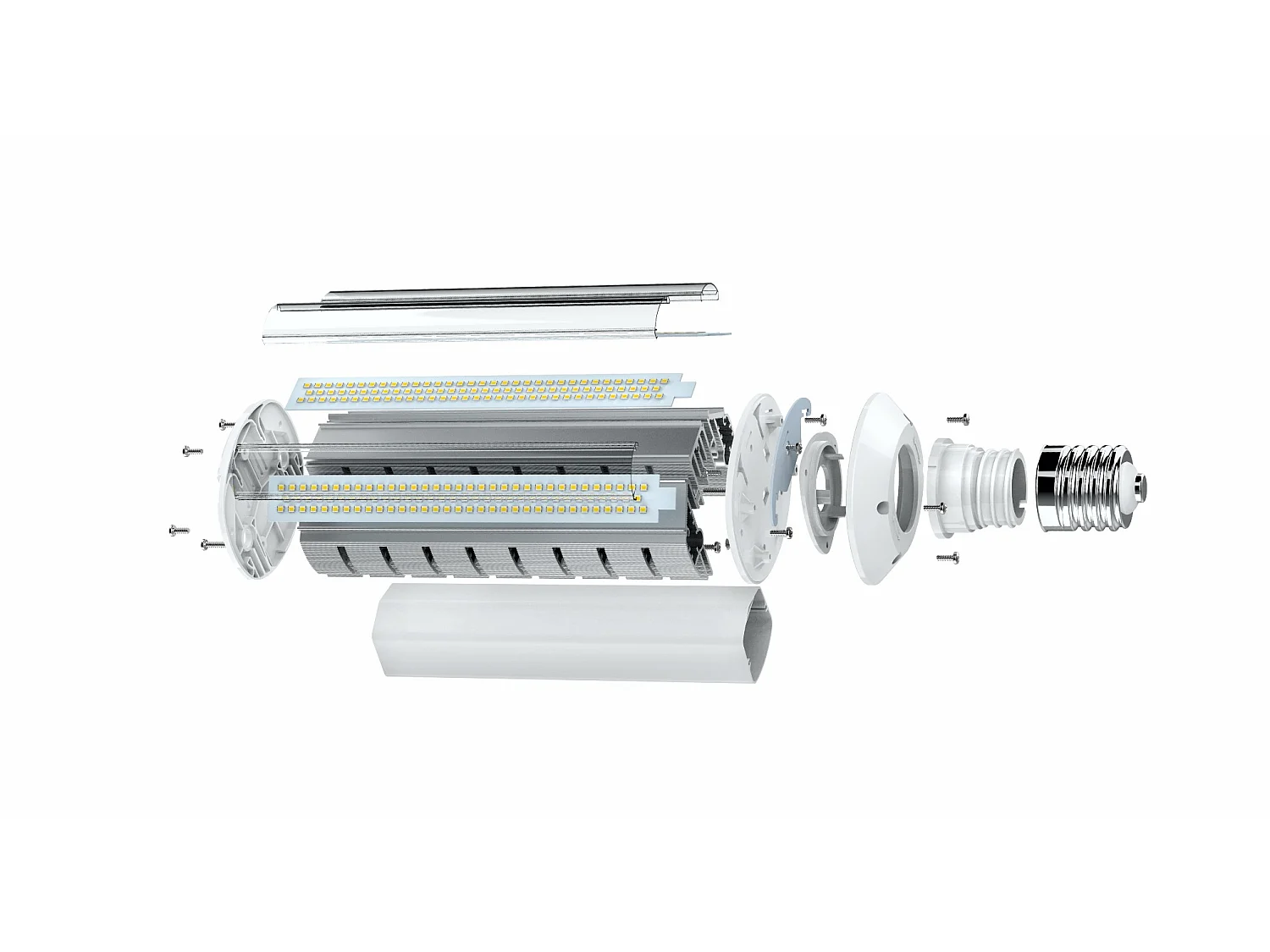 Bieden mag: Beneito & Faure LED-schijnwerper 27W E27 5000K 1900lm IP64 170° stralingshoek - Industriële retrofit voor professionele buitenverlichting