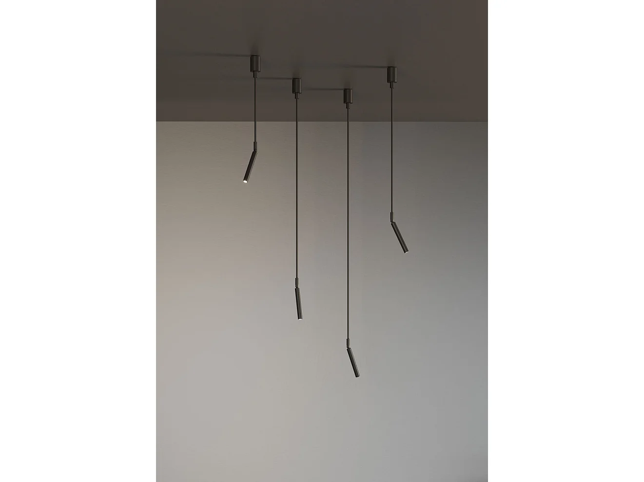Verstelbare LED-schijnwerper voor minigolfbanen, 3,5W, 24º, 3000K, matzwart - Zeer nauwkeurige LED-plafondspot - Beneito & Faure