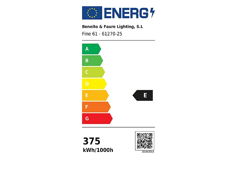 Bande Led De 25 Mètres, Série Fine 61 24 15 De Beneito & Faure, Blanc Chaud 2700K, Haute Efficacité Lumineuse, Indice De Protection Ip20 - Pro