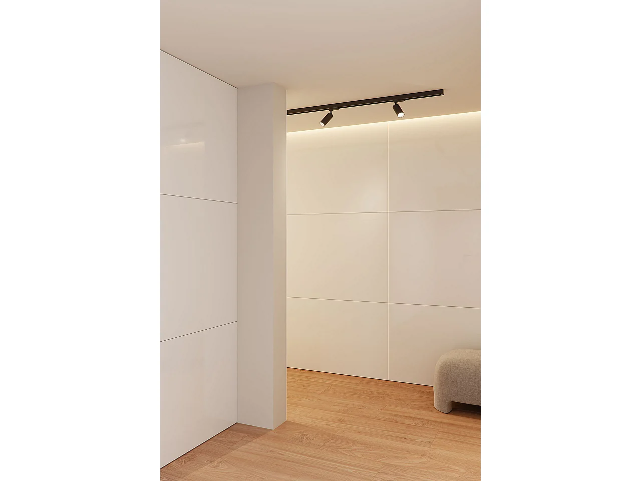 Projecteur Led Orientable Picolo Base 9,5W Blanc Mat - Optiques 15°/38°/60° - Sélecteur De Couleur 2700K/3200K/4000K - Beneito & Faure