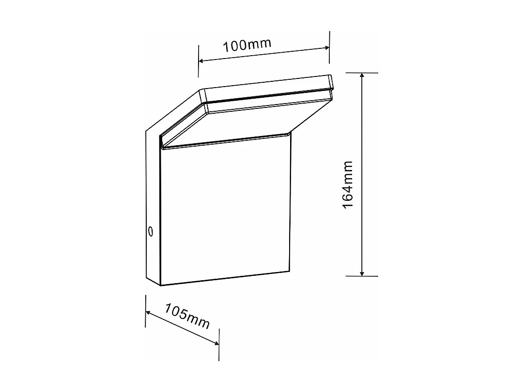 NEO 9 PARED 120 Luminária de Parede LED 4000K Branco Fosco - Iluminação Decorativa Moderna de Alta Eficiência - Beneito & Faure