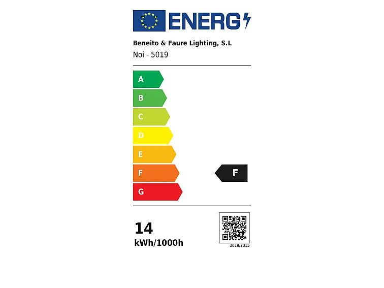 Spot Encastré Led Noi 14 W Avec Sélecteur De Température De Couleur (2700 K/3200 K/4000 K, Blanc Mat) - Angle De Faisceau De 100° - Beneito & Faure