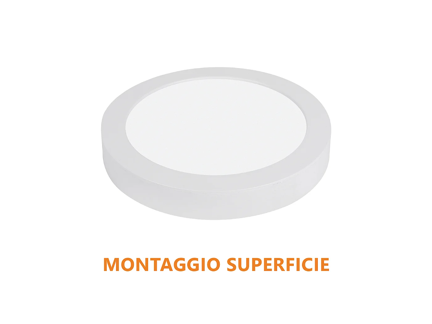 Panneau Led Rond 18W Cct Sélectionnable 3000K 4000K 6000K Installation Encastrée Saillie Ø 225Mm Classe Ii Ip20 Luminaire Intérieur Design
