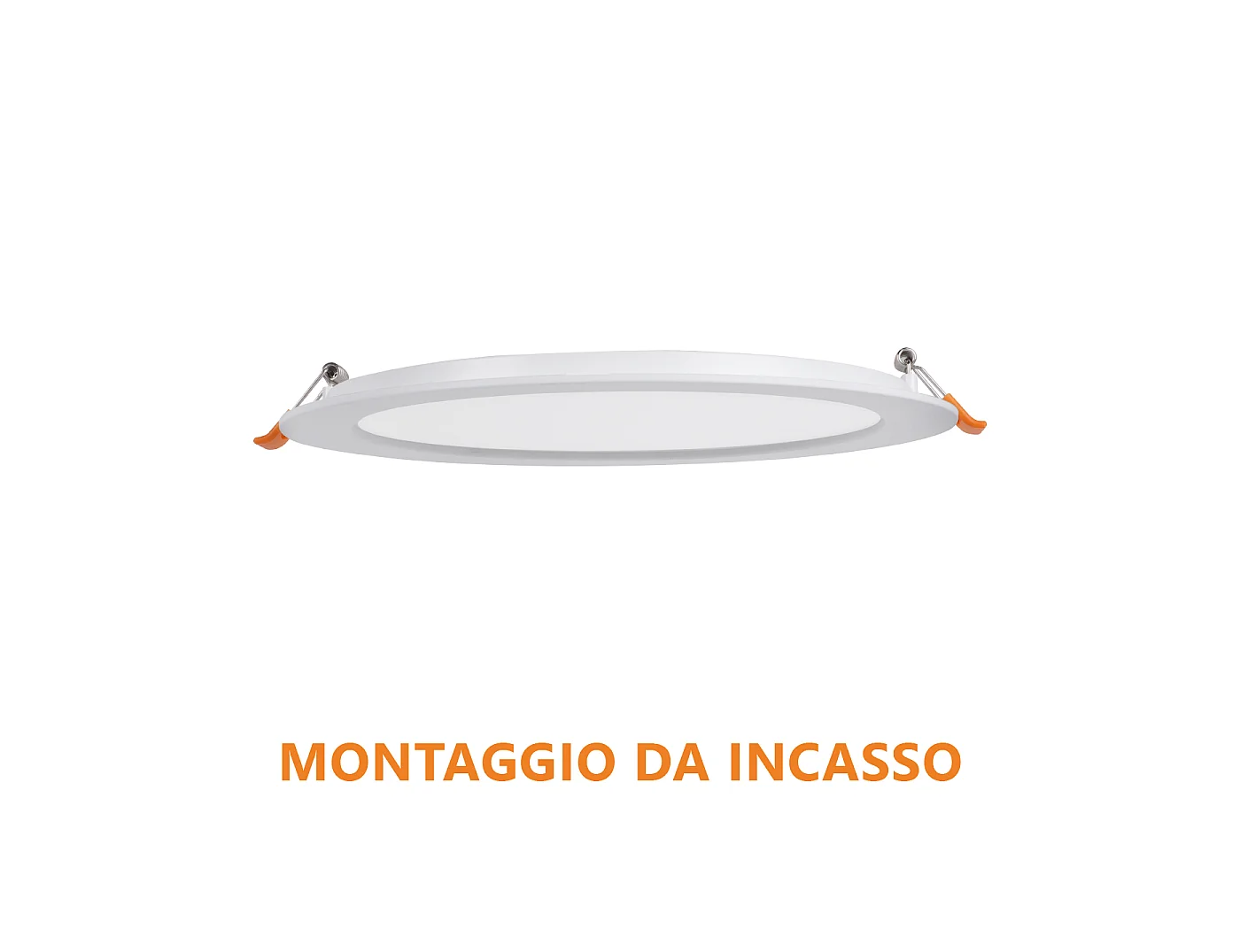 Panneau Led Rond 18W Cct Sélectionnable 3000K 4000K 6000K Installation Encastrée Saillie Ø 225Mm Classe Ii Ip20 Luminaire Intérieur Design