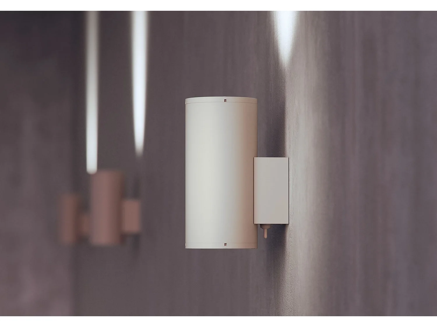 Applique Murale Led Sunset Xl 16W Ip65 Pour Intérieur Et Extérieur, Éclairage Indirect, Cct 2700K/3200K/4000K, Blanc - Beneito & Faure