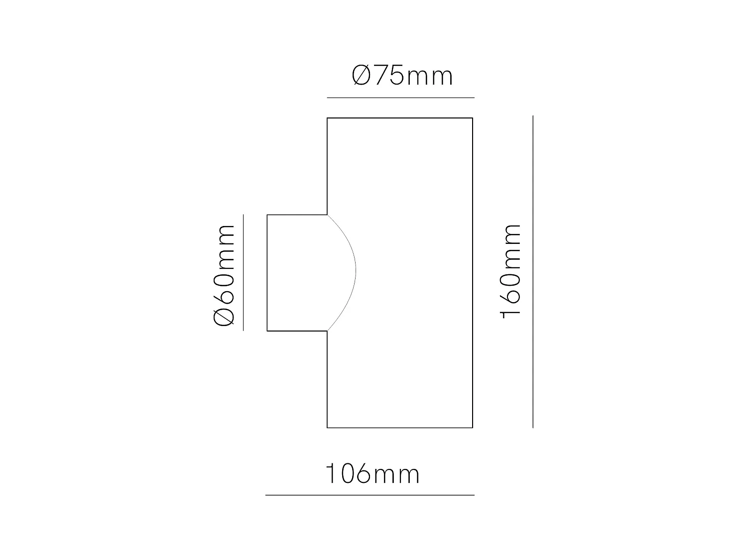 Kinkiet ścienny One Wall Dual 38º GU10 160 mm – matowe wykończenie w kolorze białym – oświetlenie wewnętrzne LED z podwójną wiązką – Beneito & Faure