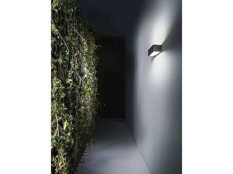 Applique Ges2080 À Lumière Indirecte 18W Led, Cct 3000K/4000K/5000K, Finition Blanche, Ip65 - Gealuce
