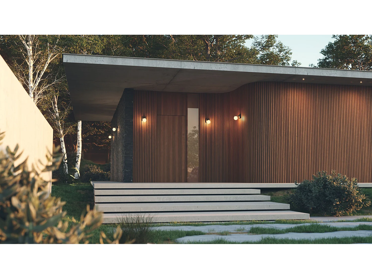 Sphere Wall 9W Outdoor LED Wall Light 3000K Matt White - 360° Symphony Spotlight with High Visual Comfort and CRI>90 - Beneito & Faure