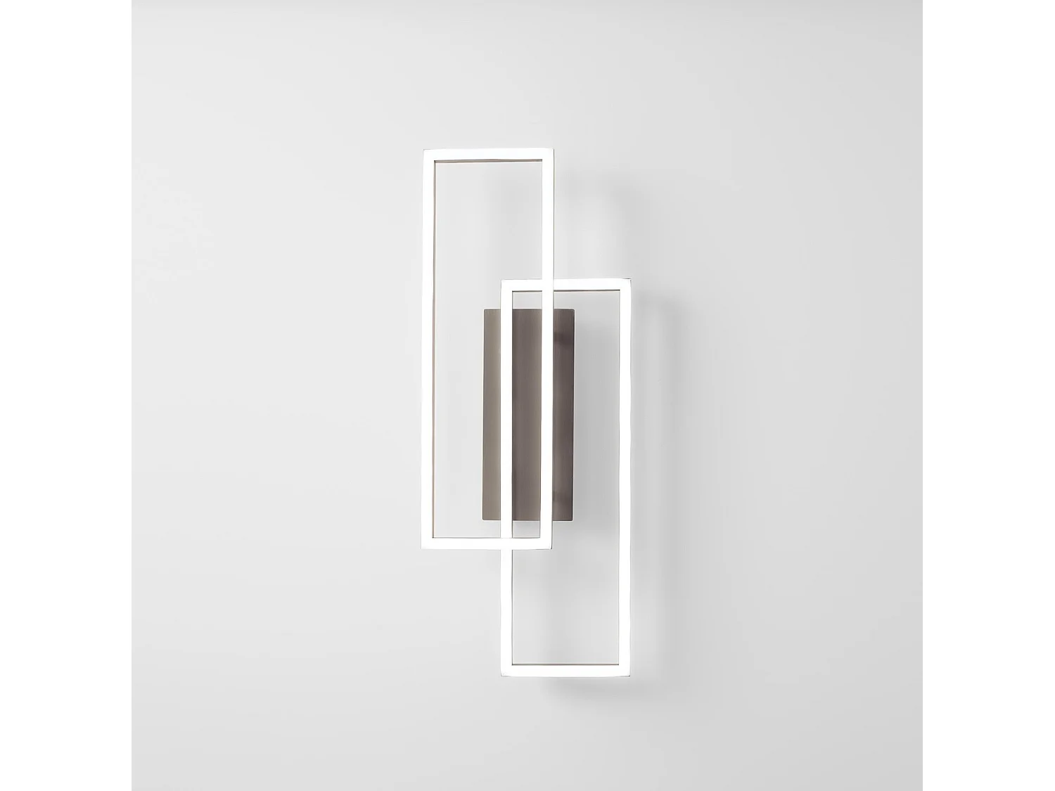 Dyana A 40W 1726lm 3000K Titan-Aluminium LED-Wandleuchte, dimmbar, Phasenanschnitt, Direktlicht - Gealuce