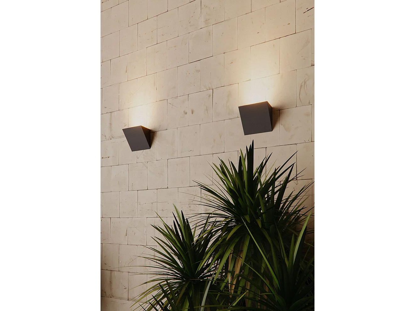 Mini Comet - Luminária de Parede LED 40x90mm Branco Fosco, 10/20W, Interruptor 2700K/3200K/4000K, Regulável por TRIAC, IP65 - Beneito & Faure